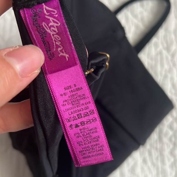 L'Agent by Agent Provocateur Black Bikini Small - Picture 6 of 7